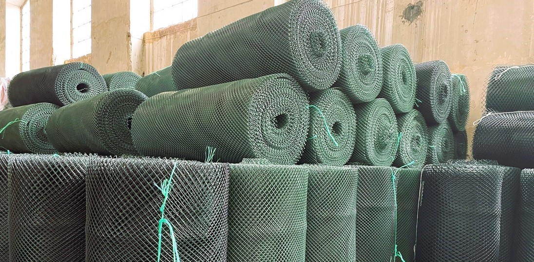 Plastové pletivo Polynet sklad